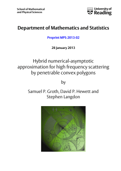 Hybrid numerical-asymptotic approximation for high frequency