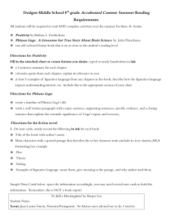 Dodgen Middle School 8th grade Accelerated Content Summer