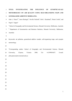 title: investigating the influence of synoptic-scale