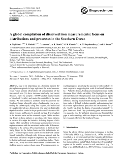 A global compilation of dissolved iron