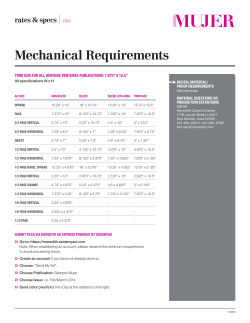 Mechanical Requirements