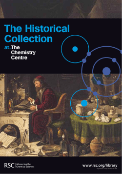 The Historical Collection - Royal Society of Chemistry