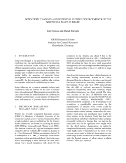 B2 Long-Term Changes and Potential Future Developments of the