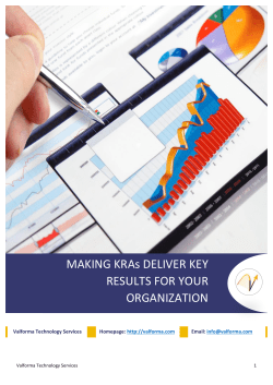 MAKING KRAs DELIVER KEY RESULTS FOR YOUR