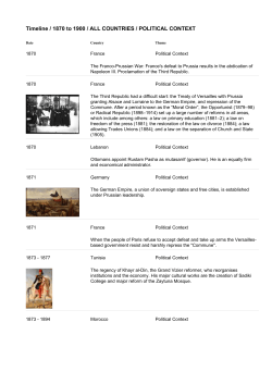 Timeline / 1870 to 1900 / ALL COUNTRIES