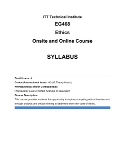 EG468 - ITT Technical Institute