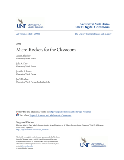 Micro-Rockets for the Classroom