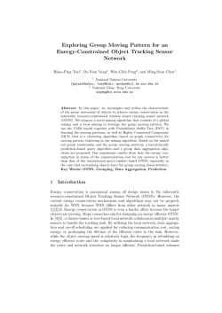 Exploring Group Moving Pattern for an Energy