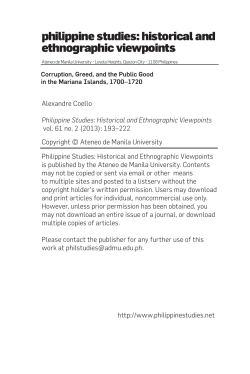 Print this article - Ateneo Journals Online