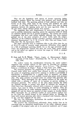 Reviews 359 They test the hypothesis with species of known