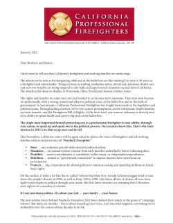 CAliFORNiA PROFESSiONAl FiREFiGhtERS