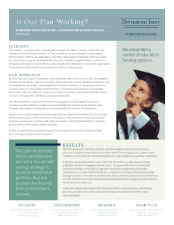 Is Our Plan Working?