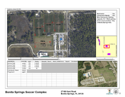 Bonita Springs Soccer Complex Specification Sheet