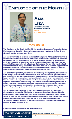 Employee of the Month Ana Liza