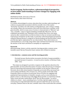 Nacherzeugung, Nachverstehen: a