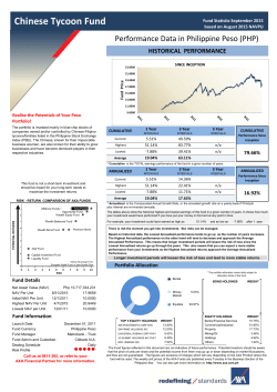 Philippine W Chinese Tycoon Fund - AXA