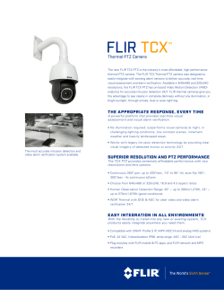 FLIR TCX - FLIR Systems