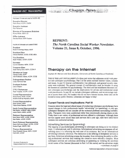 Therapy on the Internet