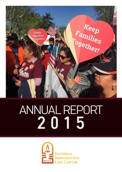 annual report - National Immigration Law Center