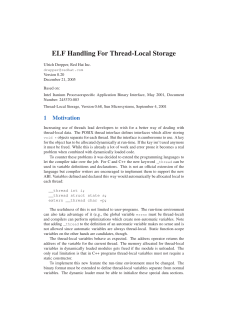 ELF Handling For Thread-Local Storage