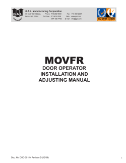 MOVFR - GAL Manufacturing Corp.