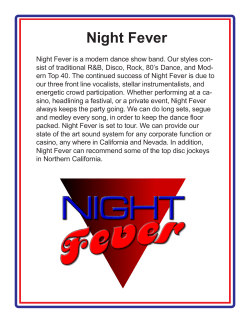 Night Fever Band Package