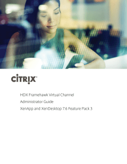 Framehawk administrator guide