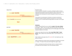 Ex 3: Visual poetry