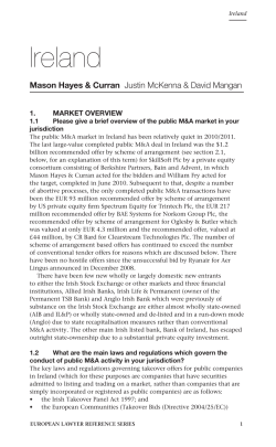 The European Lawyer Reference Series, 1st Ed 2012