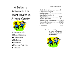 A Guide to Resources for - Athens City