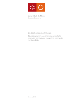 Cedric Fernandes Pimenta Gamification in social