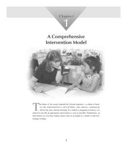 A Comprehensive Intervention Model