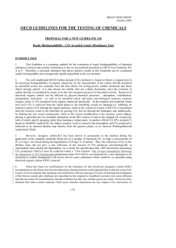 oecd guidelines for the testing of chemicals