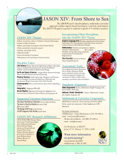 JASON XIV: From Shore to Sea