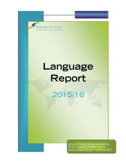 2015-16 Language Report