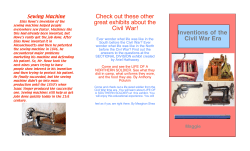 Check out these other great exhibits about the Civil War! Inventions