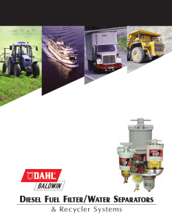 diesel fuel filter/water separators