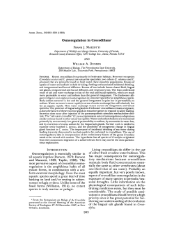 Osmoregulation in Crocodilians1 903