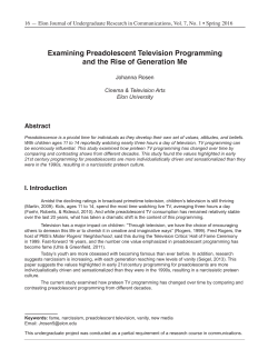 Examining Preadolescent Television Programming