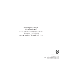 My Animal Friend - janinebeangallery