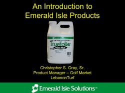 An Introduction to Emerald Isle Products