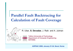 Parallel Fault Backtracing for Calculation of Fault Coverage
