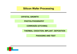 Silicon Wafer Processing