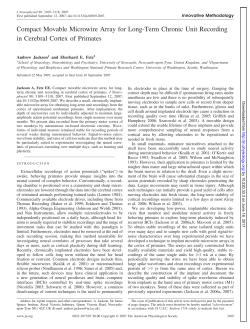 Compact Movable Microwire Array for Long