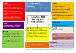 Seahorses Class Learning Web Spring 2017