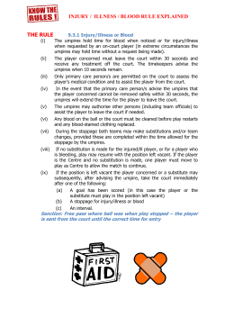 THE INJURY RULE