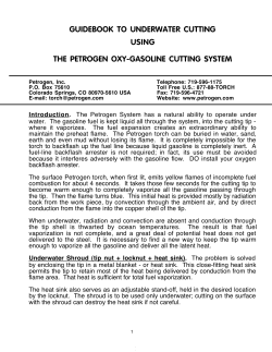 guidebook to underwater cutting using the