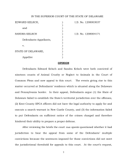 held - Delaware Courts