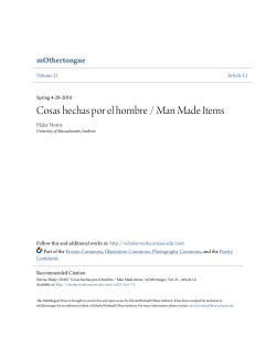 Cosas hechas por el hombre / Man Made Items