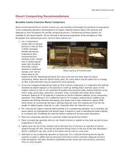 Desert Composting Recommendations